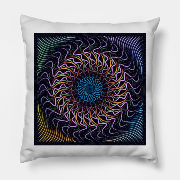 Twisting Wiggle Frillies Pillow by becky-titus