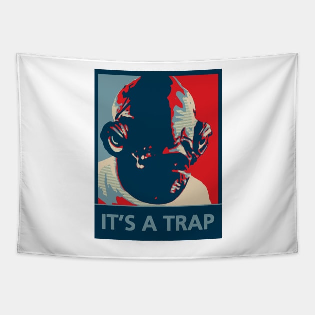 IT'S A TRAP! Tapestry by Zo8o