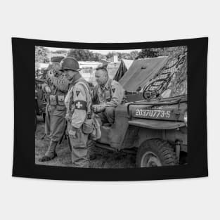 World War 2 re-enactment Tapestry