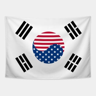 Korean American Flag Tapestry