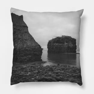 Good Morning at Pokeshaw Rock, New Brunswick Canada v4 Pillow