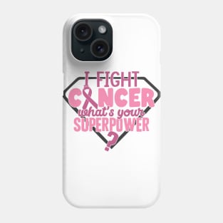 fight cancer with super power Phone Case