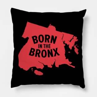 Born in the Bronx - New York Bronx Map Pillow