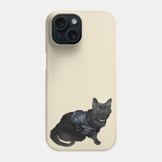 Security Cat Phone Case by castrocastro
