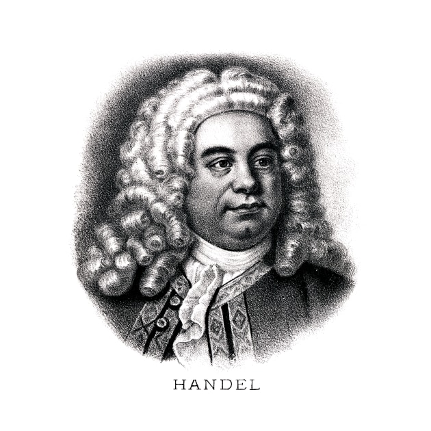 Composer George Frideric Handel by historicimage