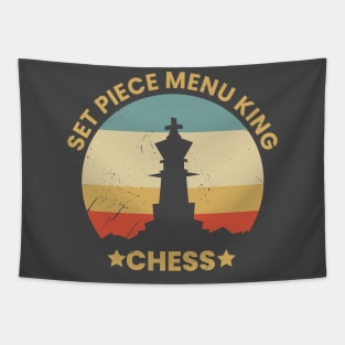 Vintage chess retro Tapestry