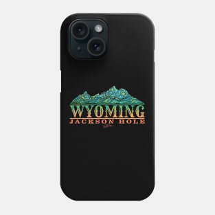 Jackson Hole, Wyoming with Teton Range Phone Case