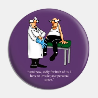 Funny Spectickles Medical Doctor Exam Humor Pin