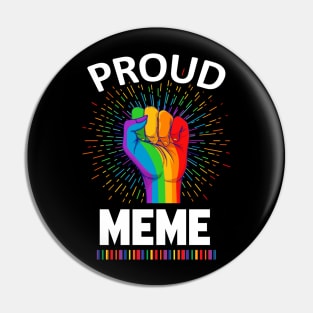 Proud Meme Gay Lgbt Pin