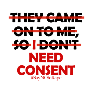 Say NO to Rape I T-Shirt