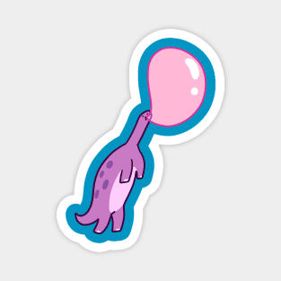 Bubblegum Balloon Dinosaur Magnet