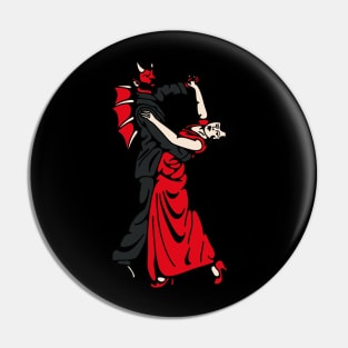 Devil woman dancing Pin