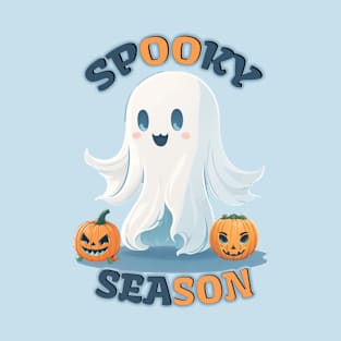 HALLOWEEN cute spooky season ghost T-Shirt