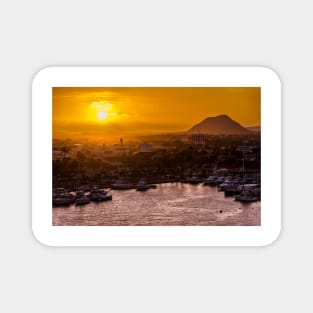 Oranjestad Aruba Sunrise Magnet