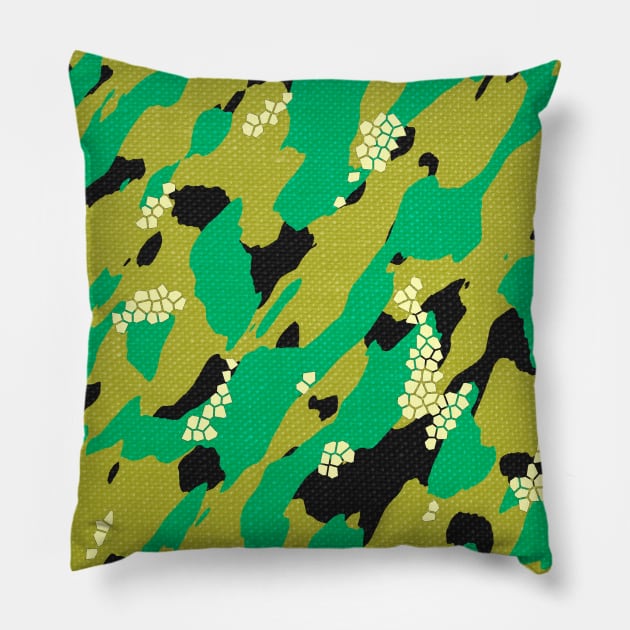 Camouflage - light colours Pillow by Tshirtstory