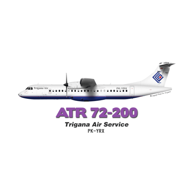 Avions de Transport Régional 72-200 - Trigana Air Service by TheArtofFlying