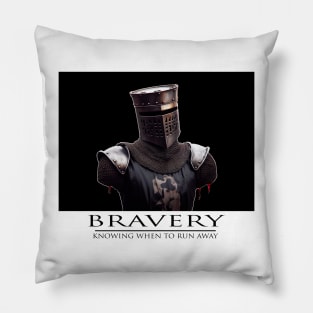 Black Knight Bravery Pillow