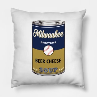 Milwaukee Brewers Soup Can Pillow