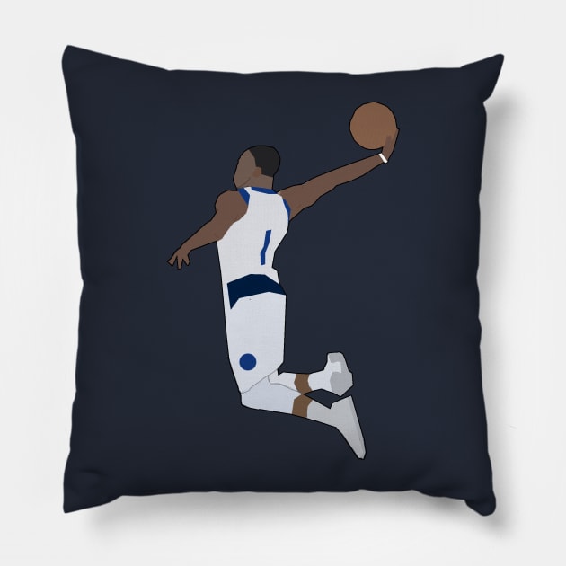 Dennis Smith Jr Pillow by xavierjfong