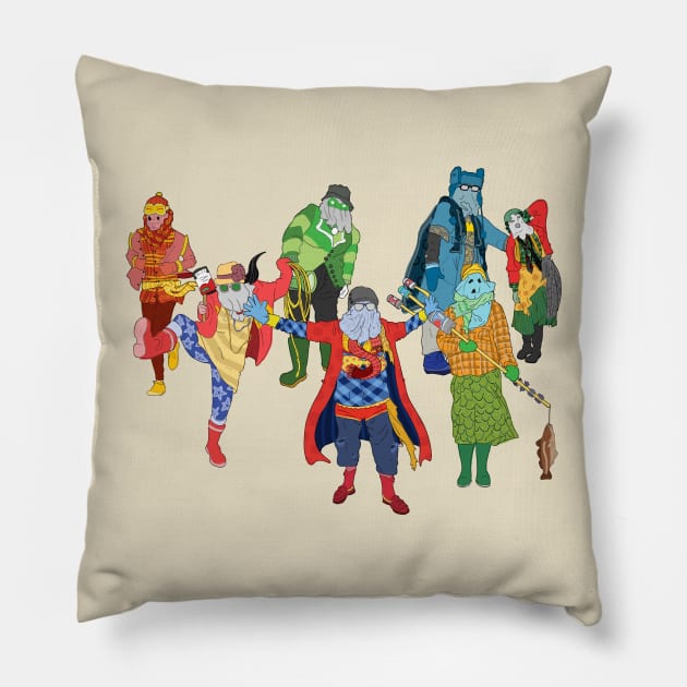 DC Mummers Pillow by KyleCallahanPhotography