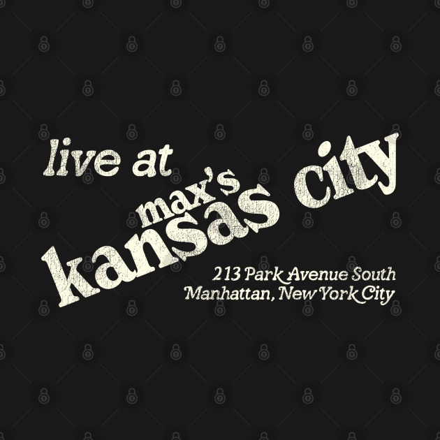 Vintage Max's Kansas City Defunct New York City 70s Nightclub by darklordpug