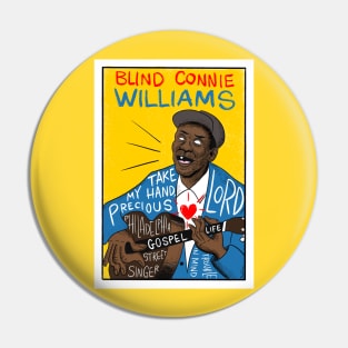 Blind Connie Williams Pin