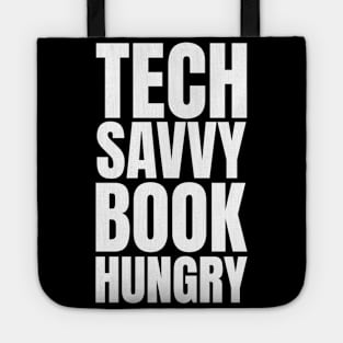 Tech Savvy IT Manager: Fueling the Mind with Books - Perfect Gift for Avid Readers! Tote