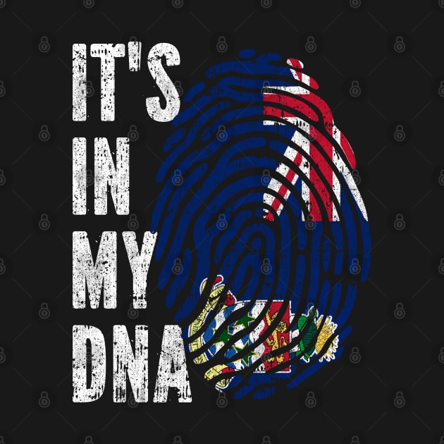 IT'S IN MY DNA Cayman Islands Flag Men Women Kids by simonStufios