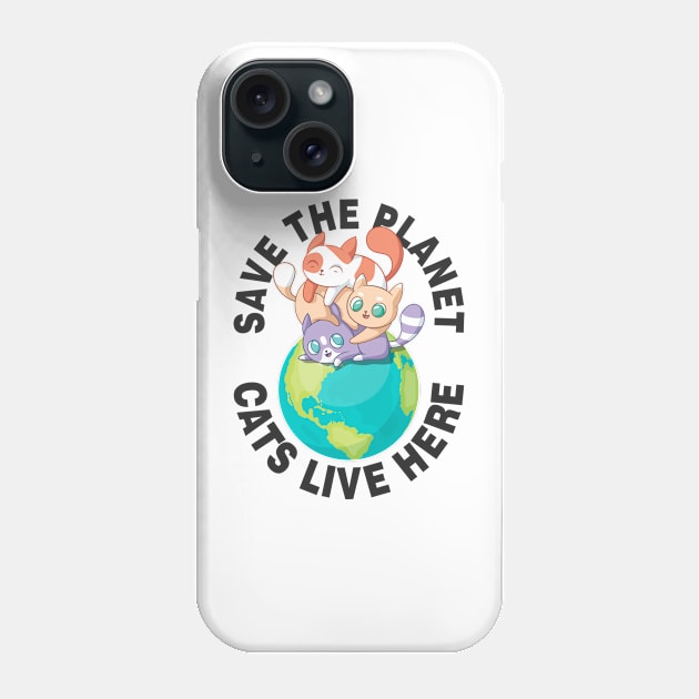 Kitty cat kitten Save the plane Phone Case by Tobias Store