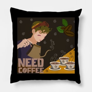 Coffee Lover Time Pillow