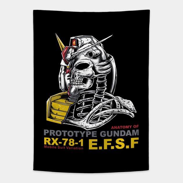 anatomy rx 78 Tapestry by polkadothero