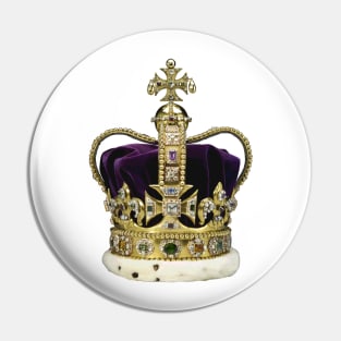 St Edward's Crown Pin