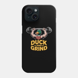 Duck and Grind - for dynamic coffee lovers and gym enthusiasts Phone Case