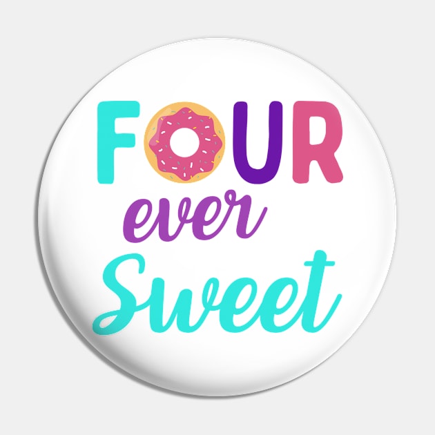 Donut Birthday Four, Four Ever Sweet, Sweet Birthday, Donut Birthday, Birthday girl, 4th birthday, 4 years old Pin by Fashion planet