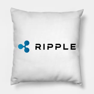 Ripple Cryptocurrency Logo Pillow