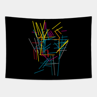 abstract sticks Tapestry