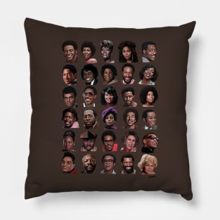 60s and 70s Black Music Pillow