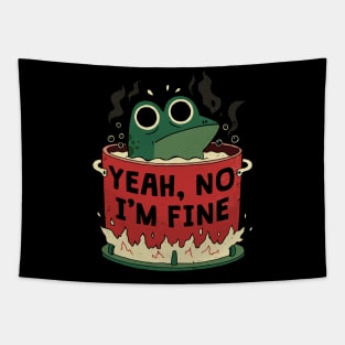 Frog Is Fine Tapestry