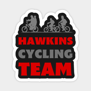 Copy of Hawkins Cycling Team IV - Black - Funny Magnet