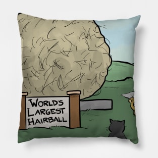 Giant Hairball Pillow