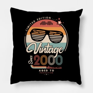 Vintage since 2000 Pillow