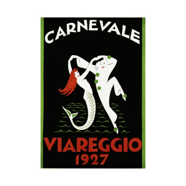 1927 Carnevale Viareggio (Tuscany, Italy)  - Vintage Poster by Naves