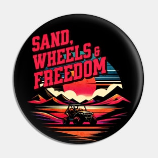 Sand Buggy Vintage Retro Design Pin