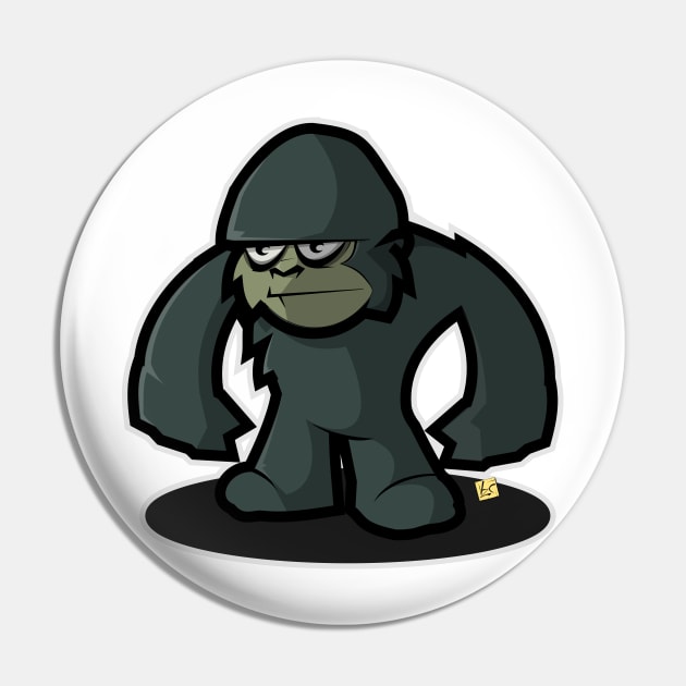 Gorilla Pin by vhzc