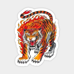 Tiger Tattoo Magnet