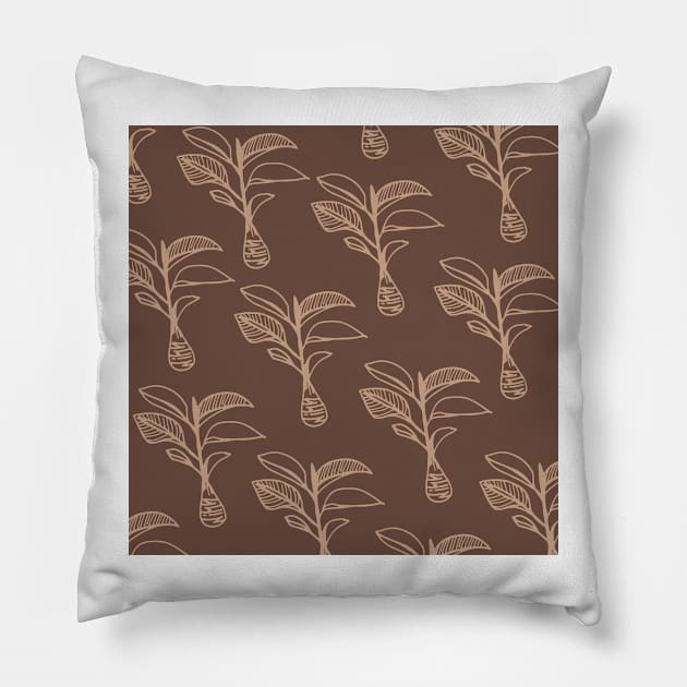 tropical plant hawaii aloha print Pillow by maplunk