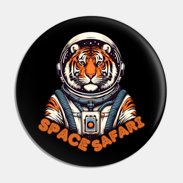 Astronomy Tiger Pin by Japanese Fever