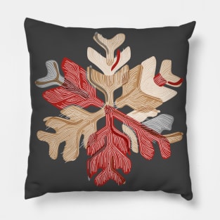 Snowflake pattern Pillow