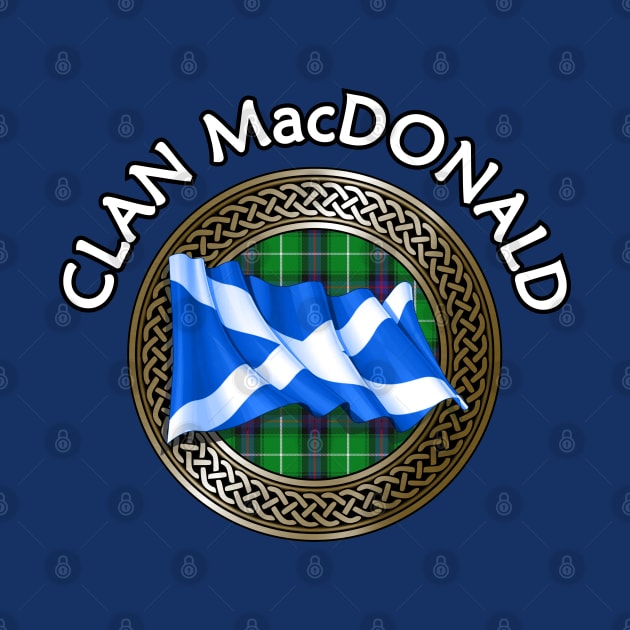 Clan MacDonald Crest & Tartan Knot by Taylor'd Designs