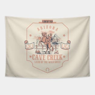 Cave Creek Arizona wild west town Tapestry